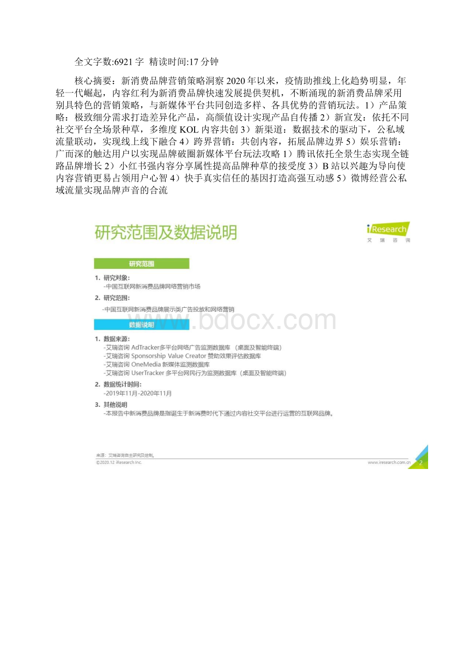 中国网络营销投放监测系列报告新消费品牌.docx_第2页