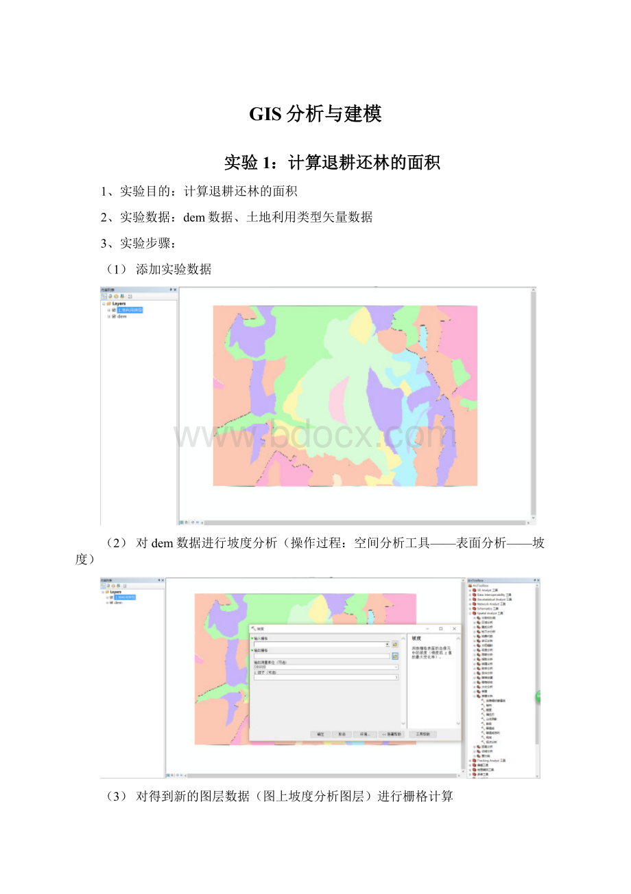 GIS分析与建模.docx_第1页