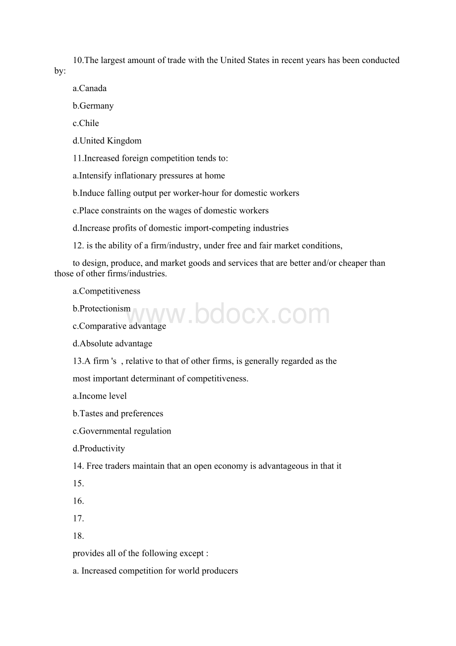 完整版国际经济学罗伯特凯伯答案解析1Word文档格式.docx_第3页