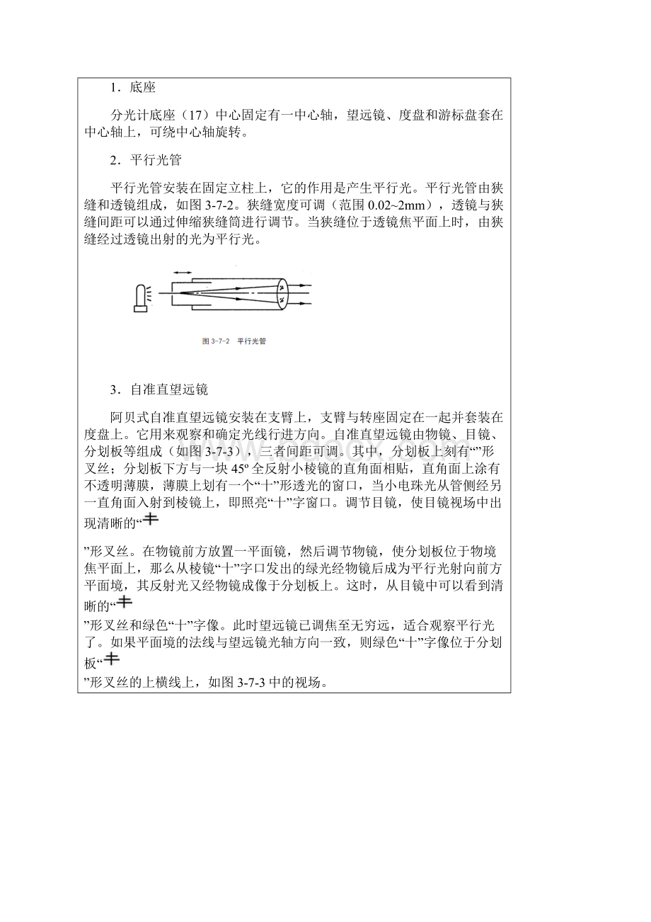 分光计的调节和使用光栅常量的测定.docx_第2页