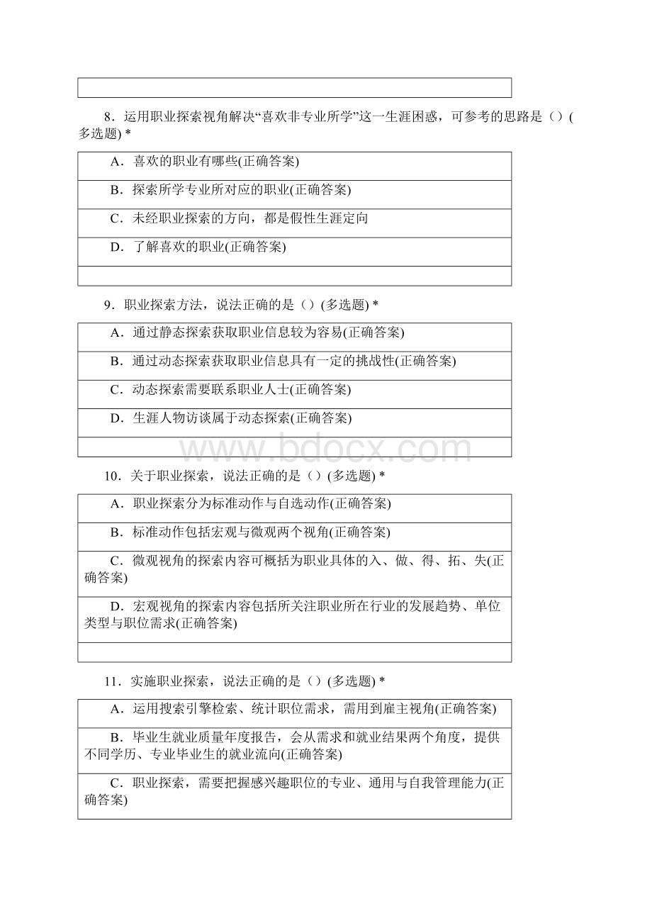 江苏省大学生核心就业能力培训测试Word格式文档下载.docx_第3页