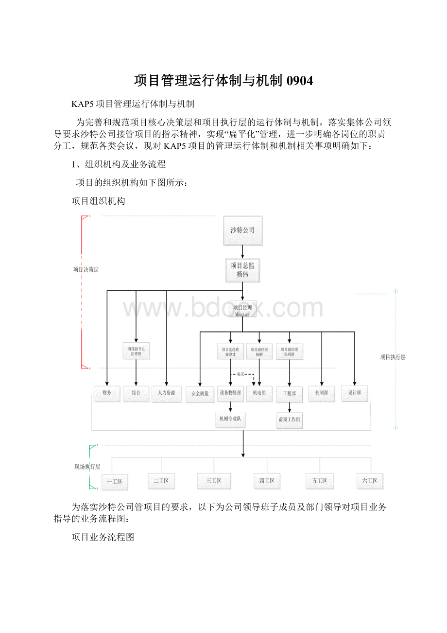 项目管理运行体制与机制0904Word文档下载推荐.docx