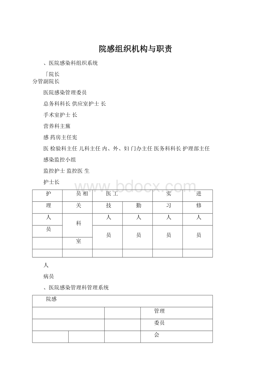 院感组织机构与职责.docx