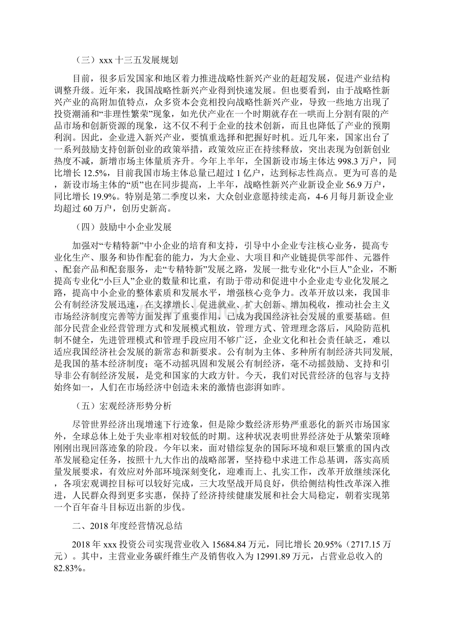 碳纤维项目年终总结报告Word下载.docx_第2页