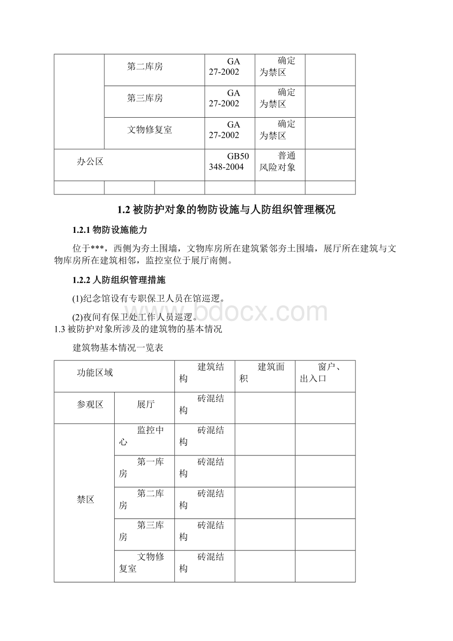 安防现场勘察报告文档格式.docx_第3页