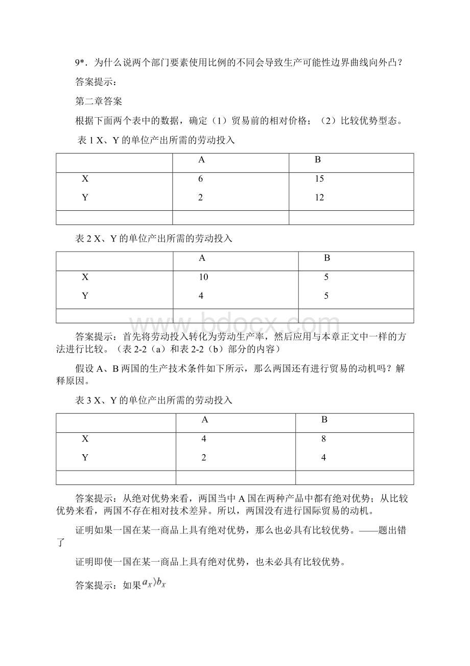 《国际经济学》课后习题.docx_第2页