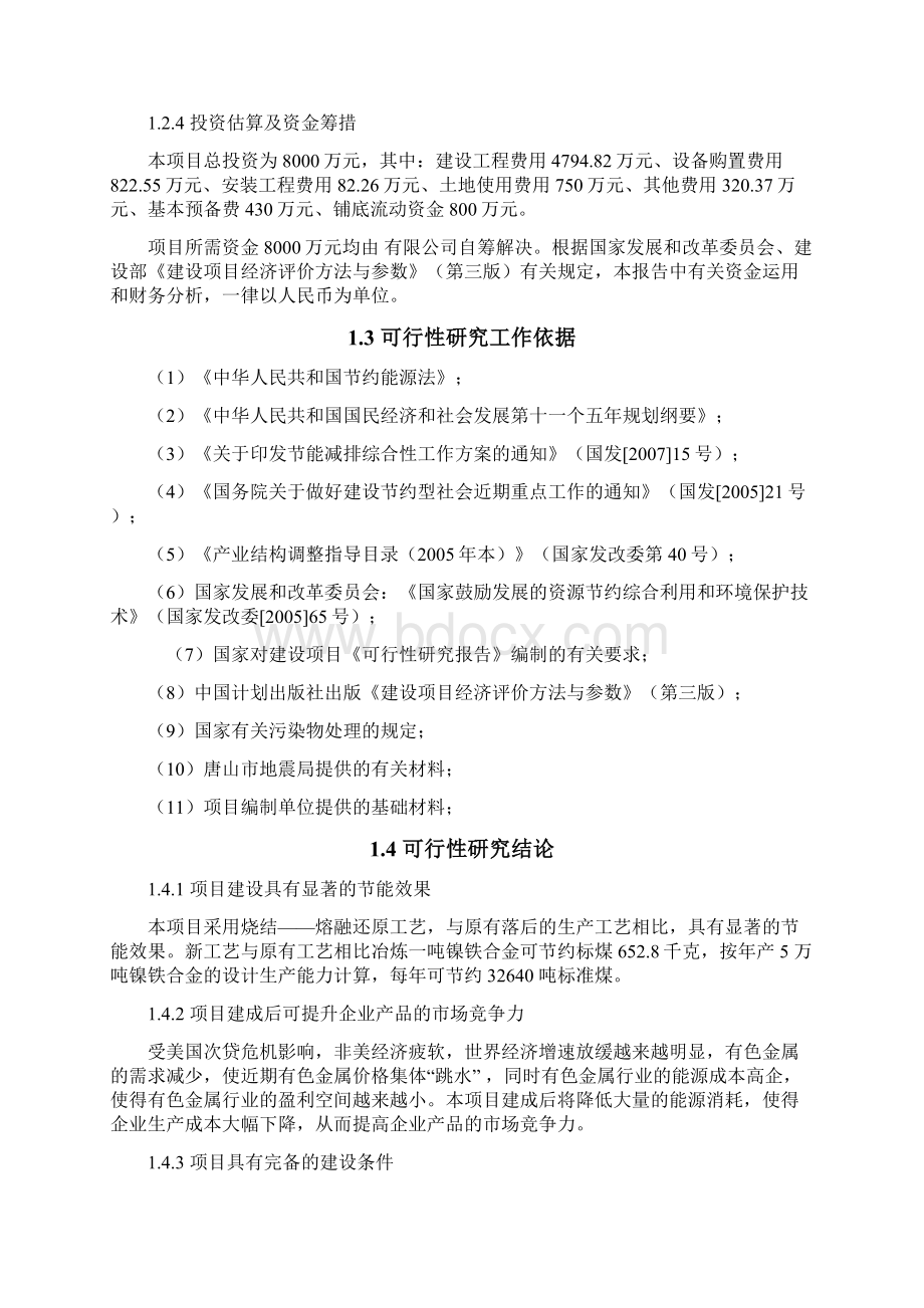 镍铁项目可行性研究报告文档格式.docx_第2页