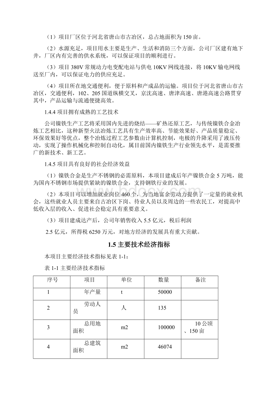 镍铁项目可行性研究报告文档格式.docx_第3页