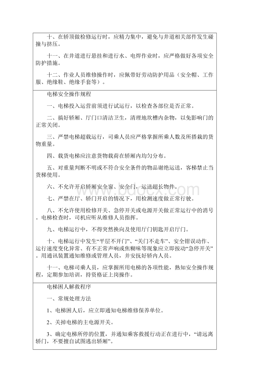 电梯机房管理制度新 准文档格式.docx_第2页