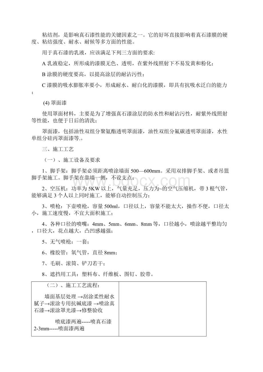 外墙真石漆施工工艺标准.docx_第2页