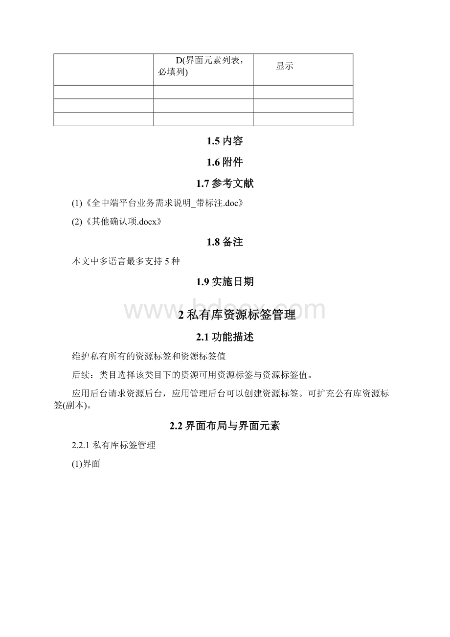 需求详细设计文档V10模板.docx_第2页