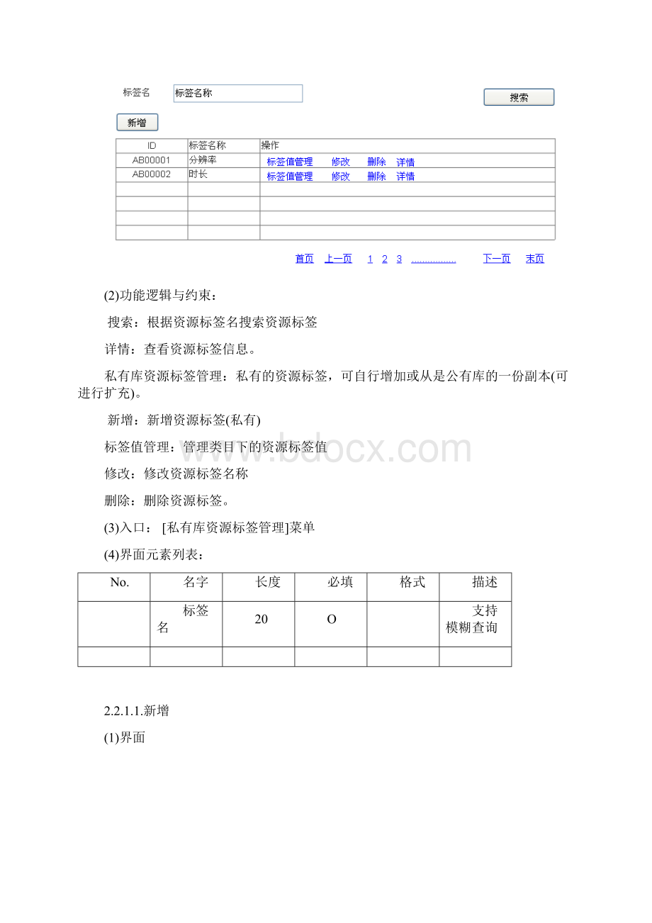 需求详细设计文档V10模板.docx_第3页