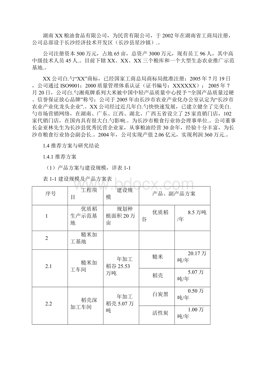 XX地区优质稻产业化开发工程项目实施可行性商业计划书.docx_第3页