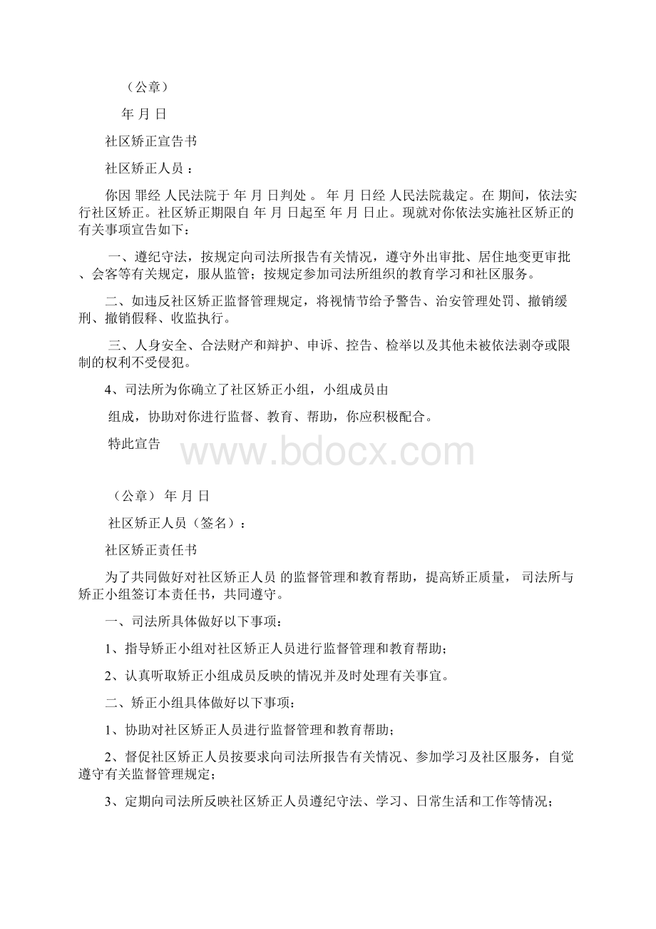 司法所社区服刑人员工作档案空白.docx_第3页