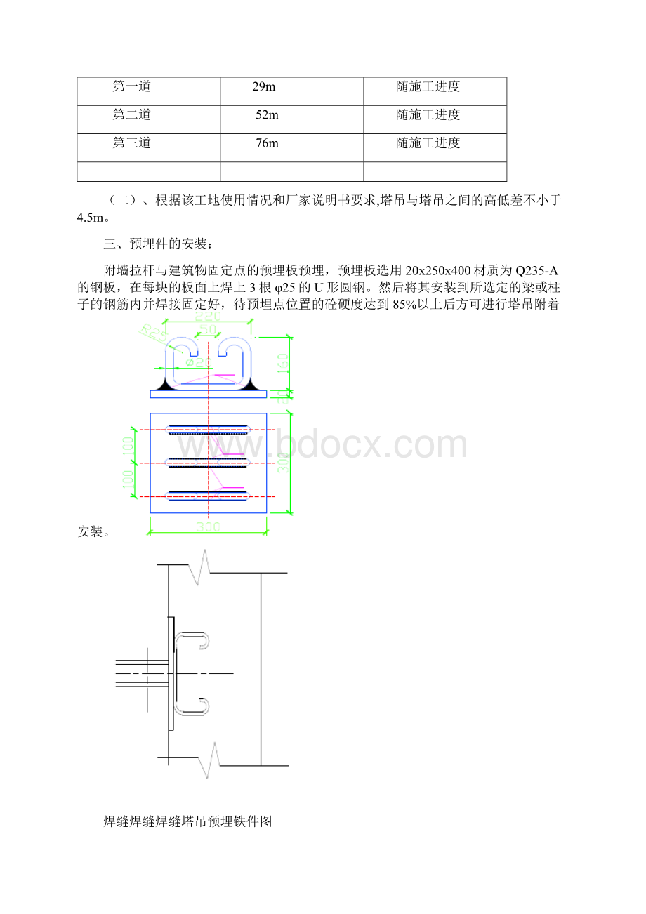 塔式起重机附墙方案QTZ635510.docx_第2页