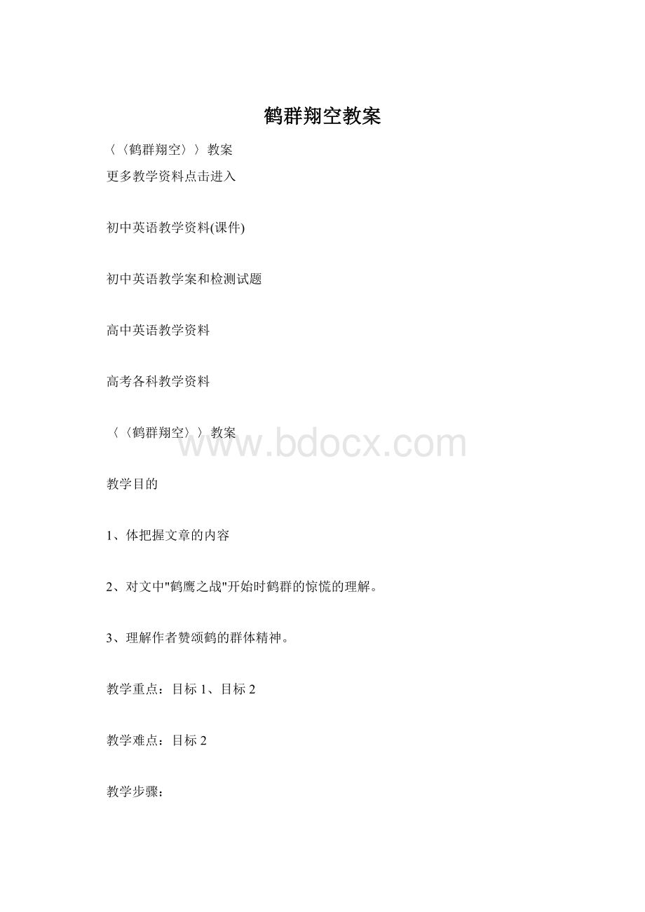 鹤群翔空教案Word文件下载.docx