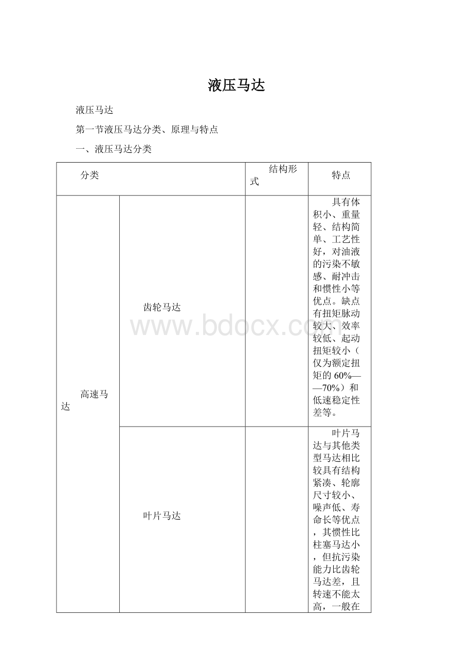 液压马达.docx