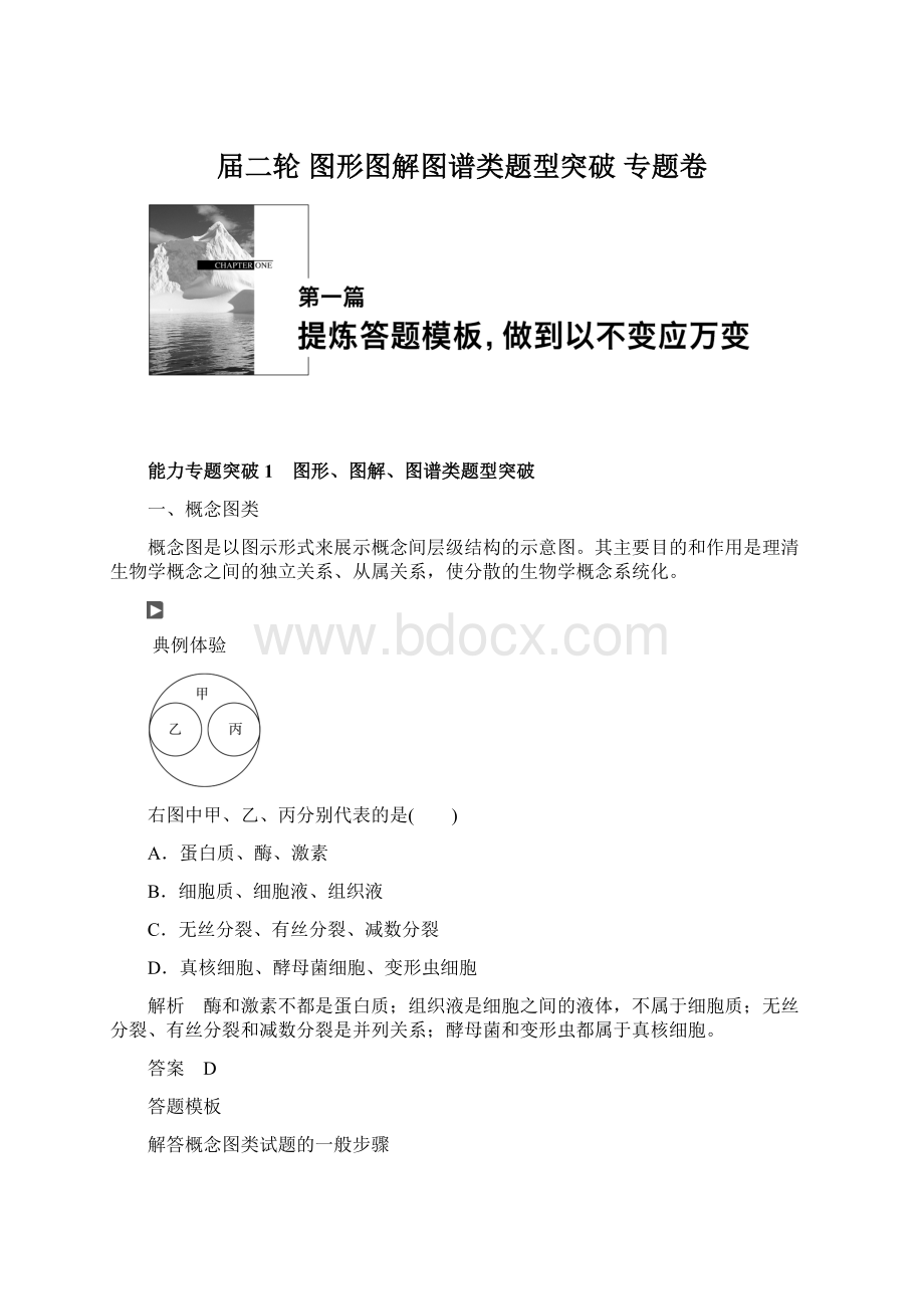 届二轮图形图解图谱类题型突破 专题卷.docx