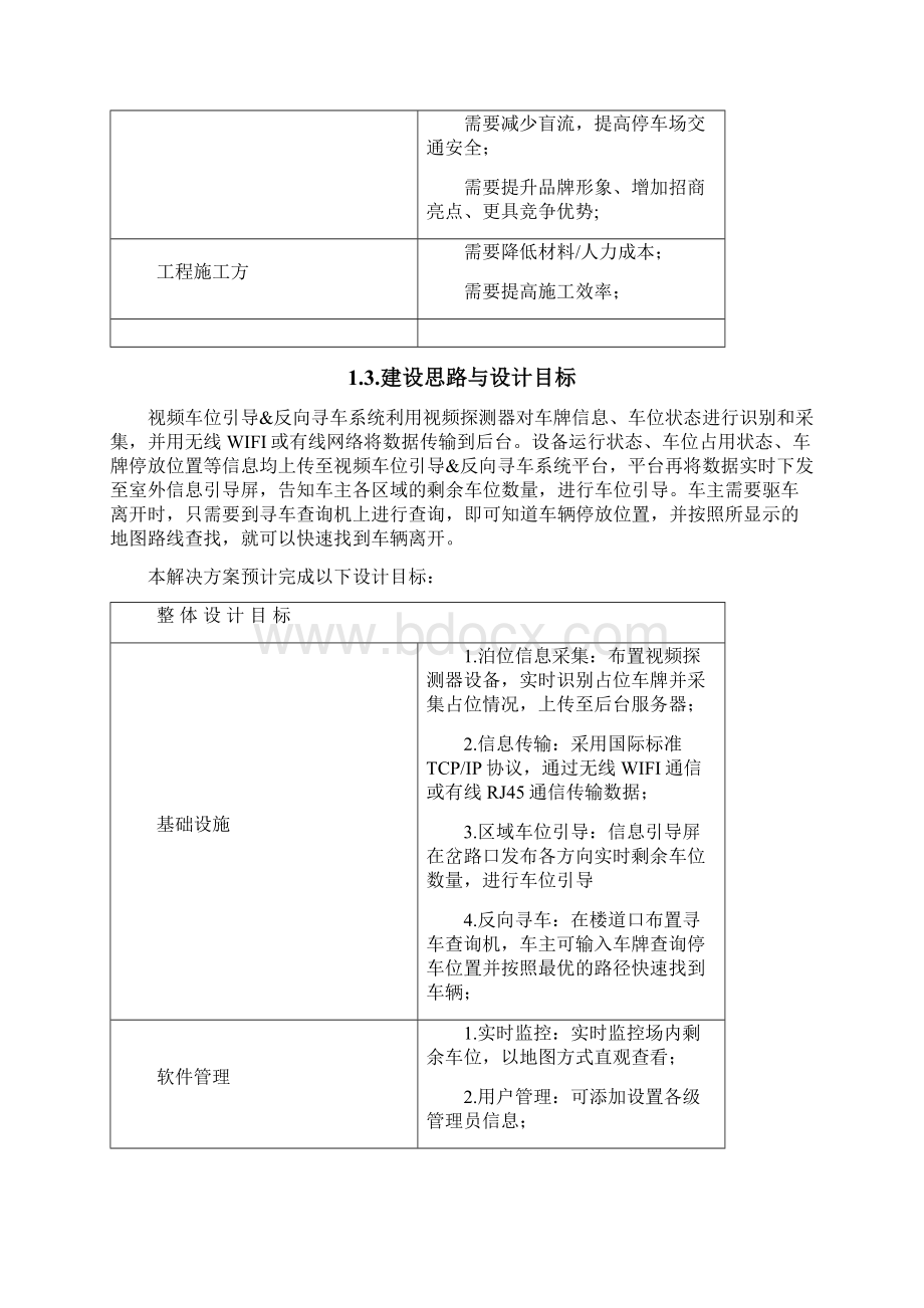 视频车位引导及反向寻车系统方案有线无线.docx_第2页