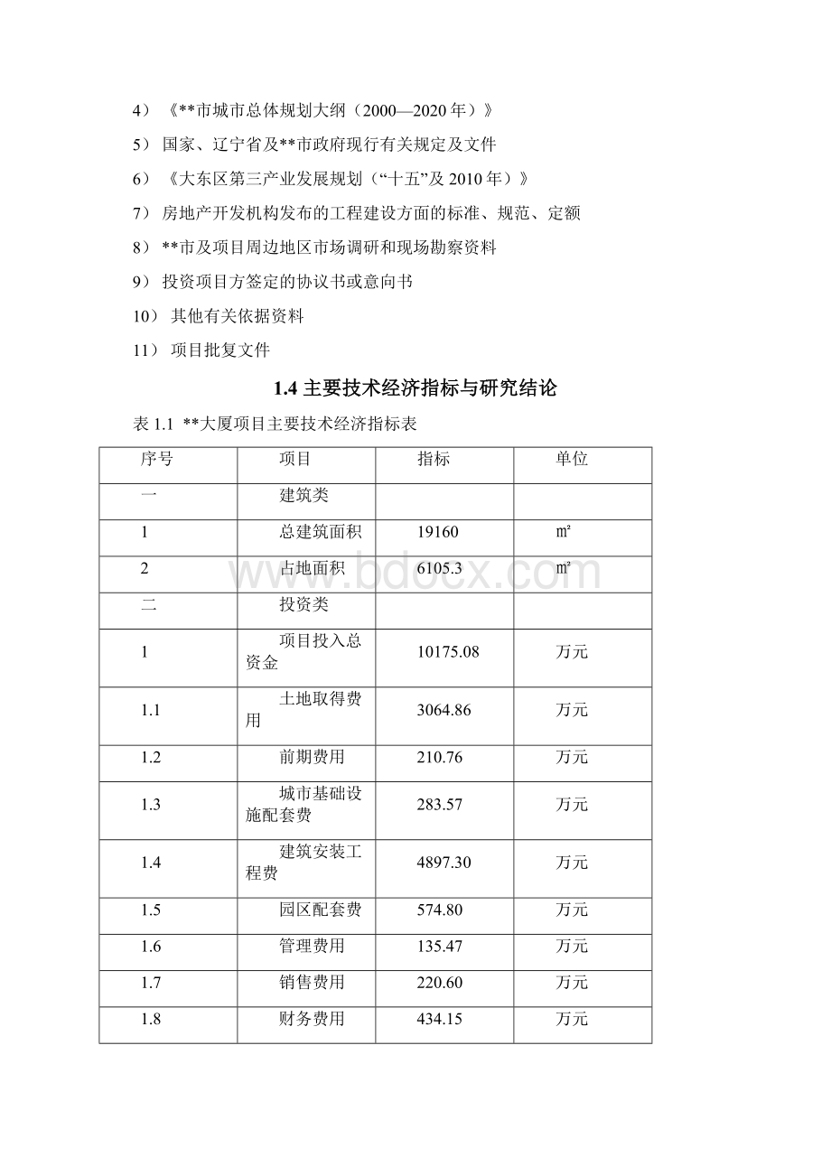 某大厦投资项目可行性研究报告.docx_第3页