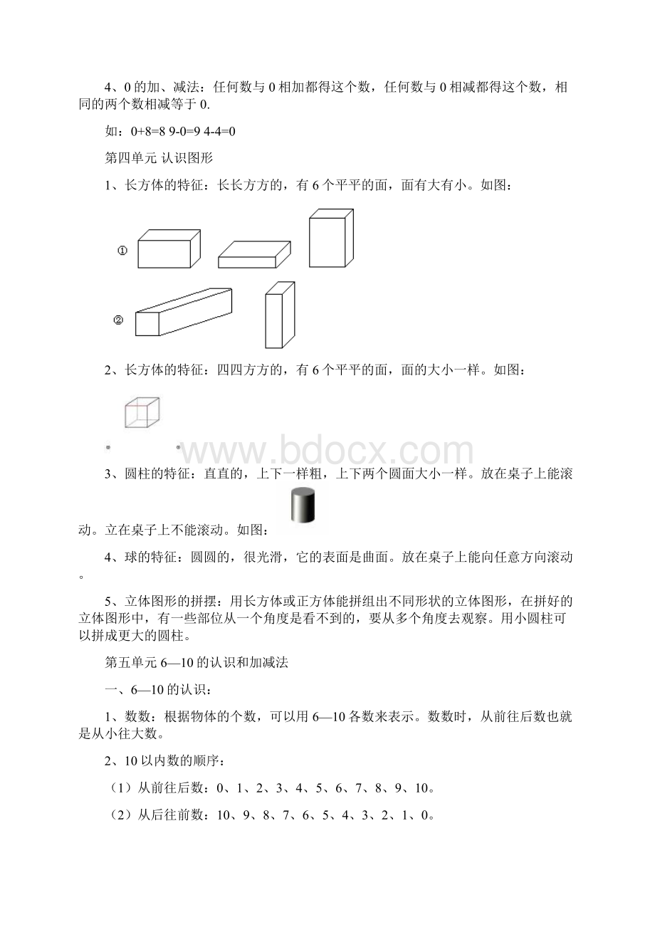 人教版小学数学知识点重难点汇总Word格式.docx_第3页