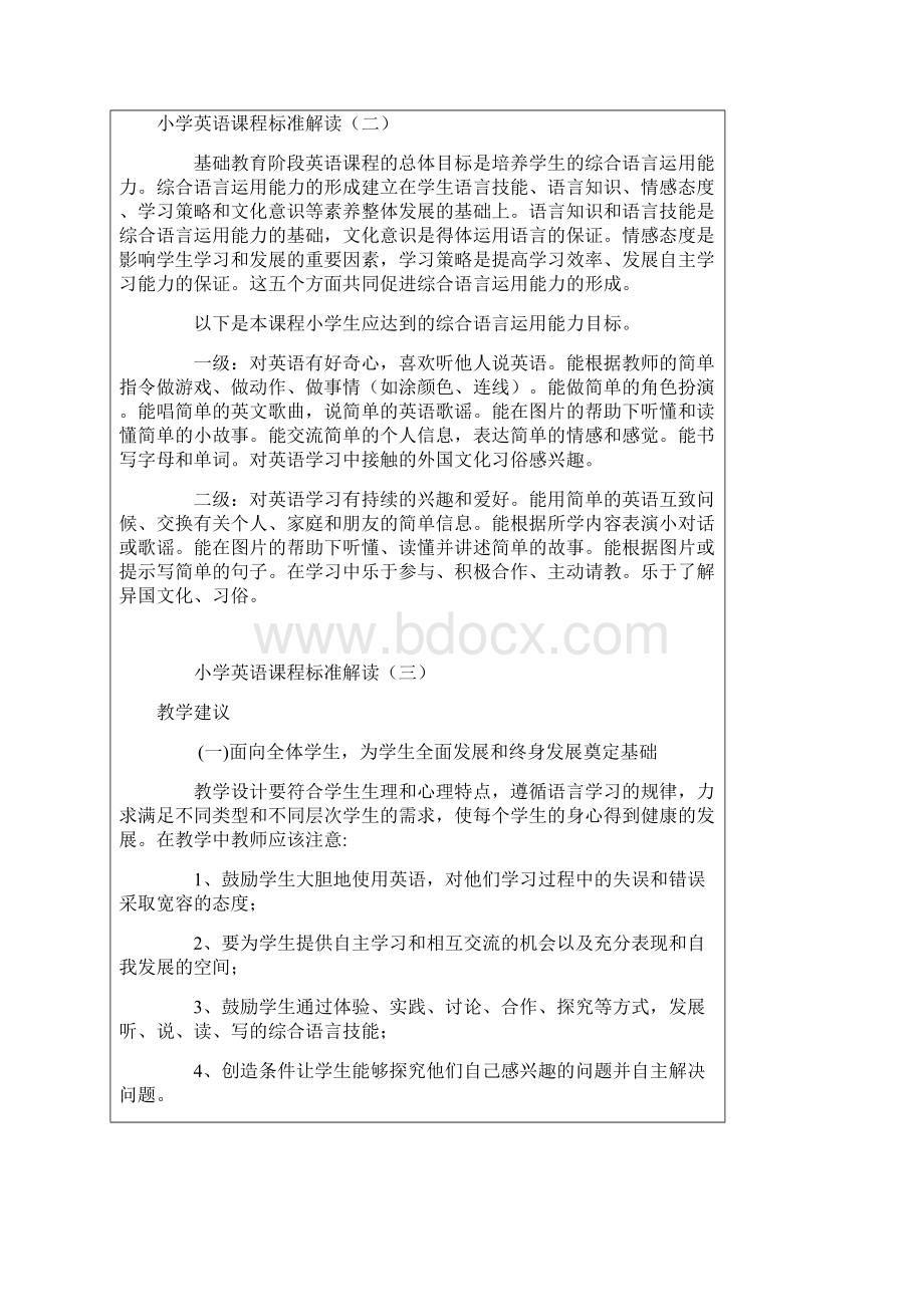 小学英语课程标准解读Word文档下载推荐.docx_第3页