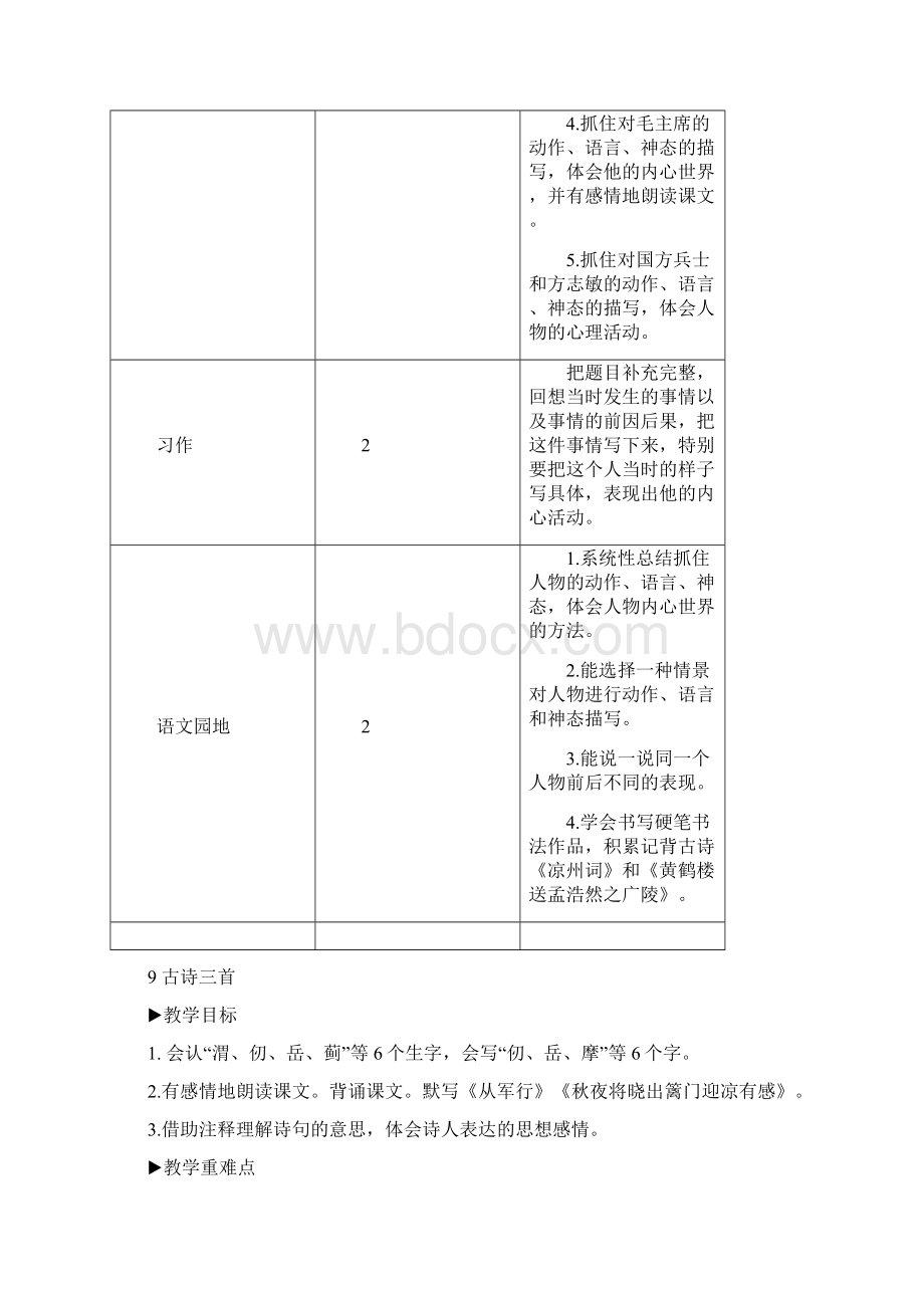 部编人教版五年级语文下册第四单元优秀教案含教学反思59页Word文档格式.docx_第2页