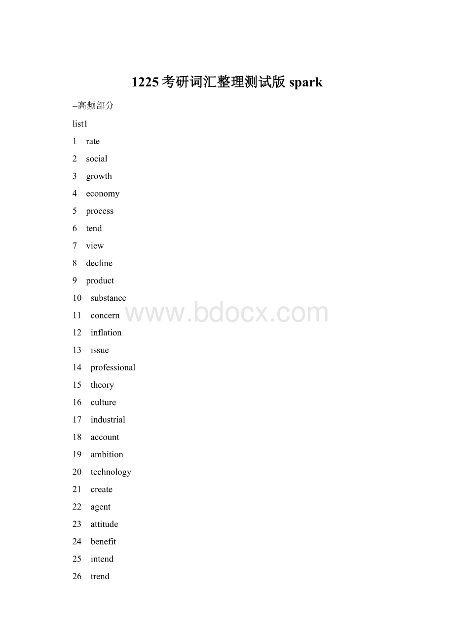 1225考研词汇整理测试版sparkWord格式文档下载.docx