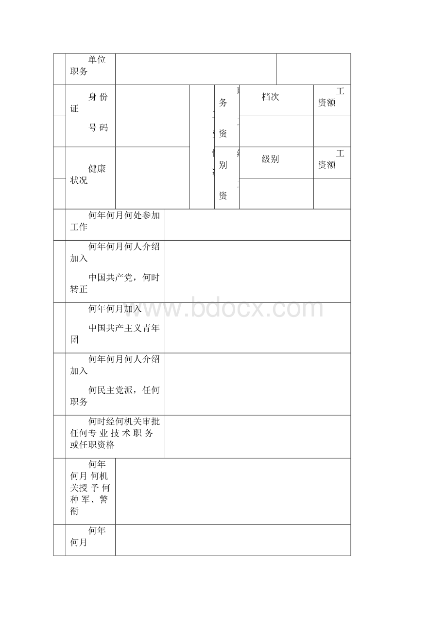 干部履历表Word下载.docx_第2页