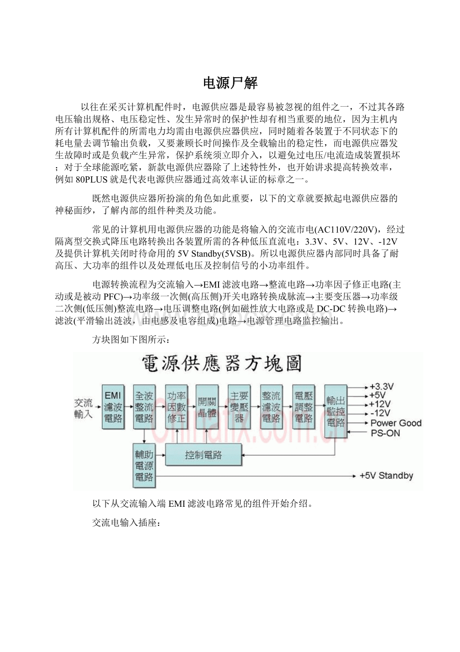 电源尸解.docx