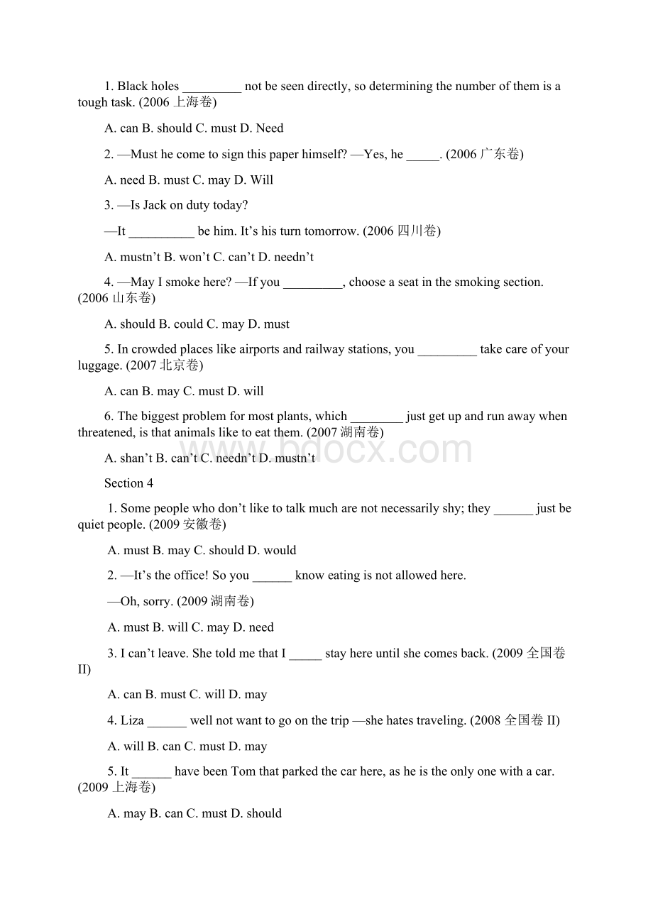 人教版高一英语必修三unit1单元复习习题练习及答案Word文件下载.docx_第2页