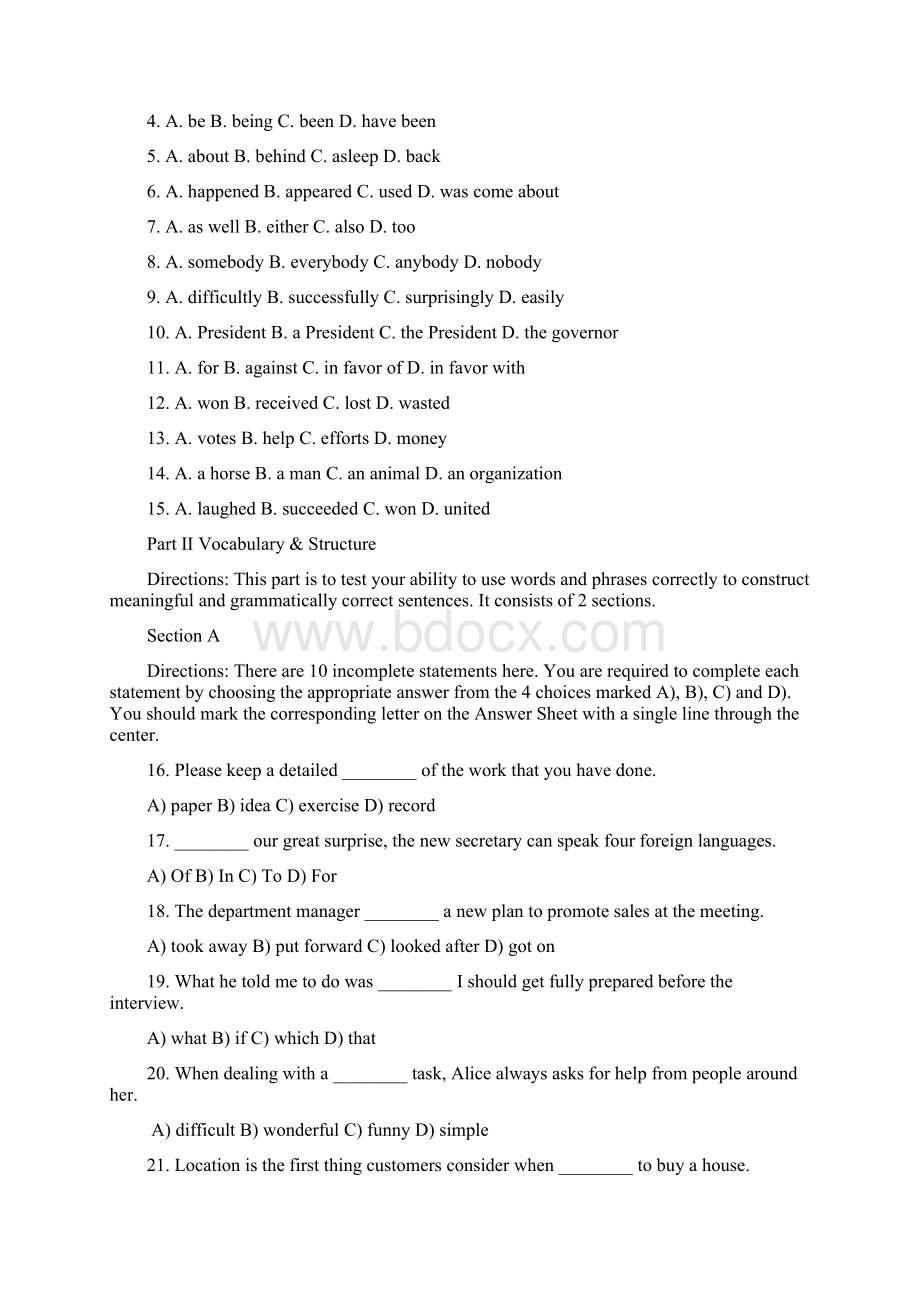 大学英语应用能力考试试题及答案Word文档下载推荐.docx_第2页