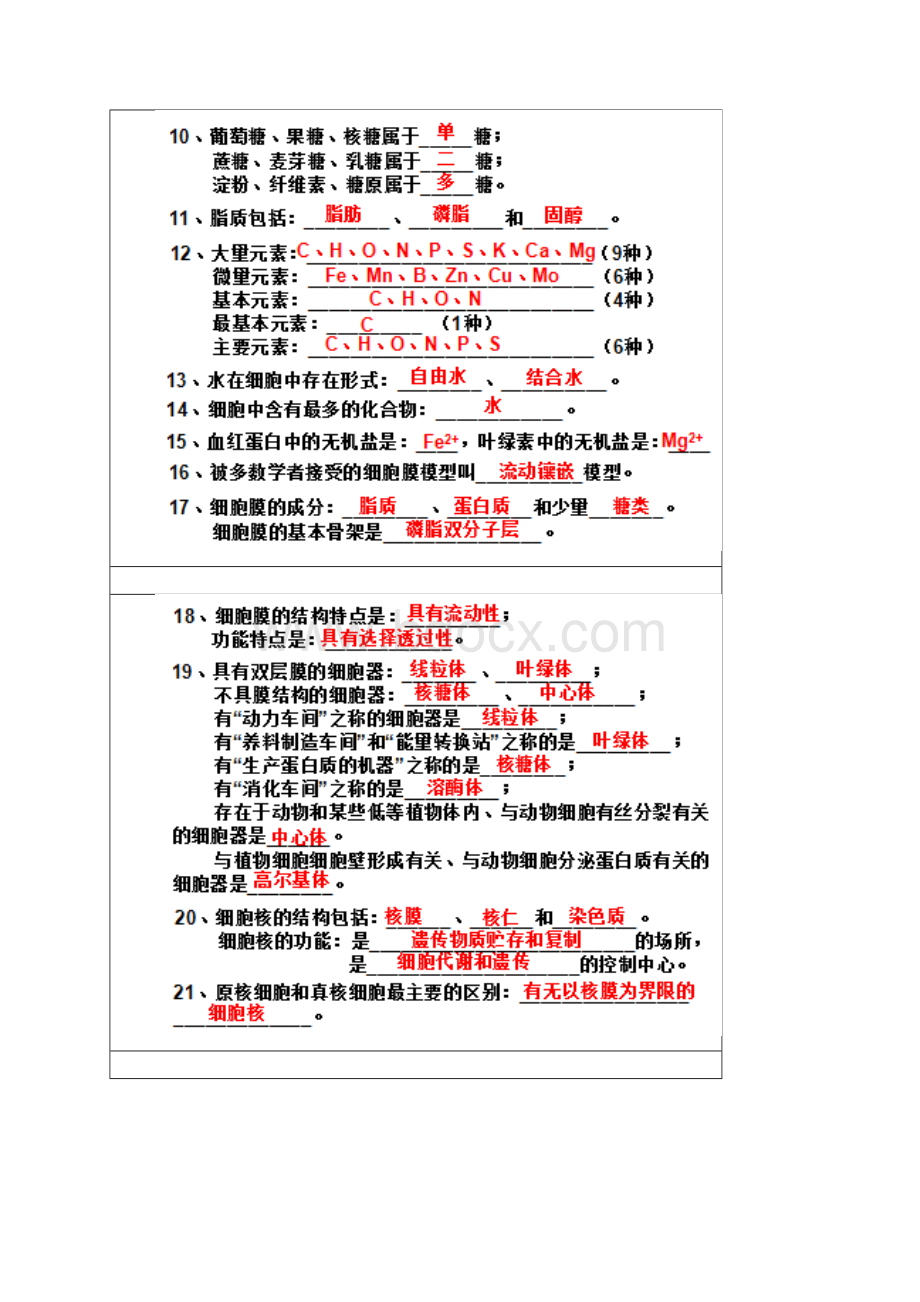 高中生物必修一二三基础知识检查清单.docx_第2页