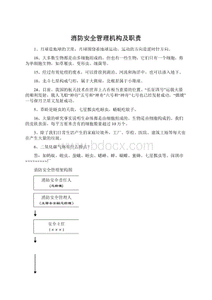 消防安全管理机构及职责.docx