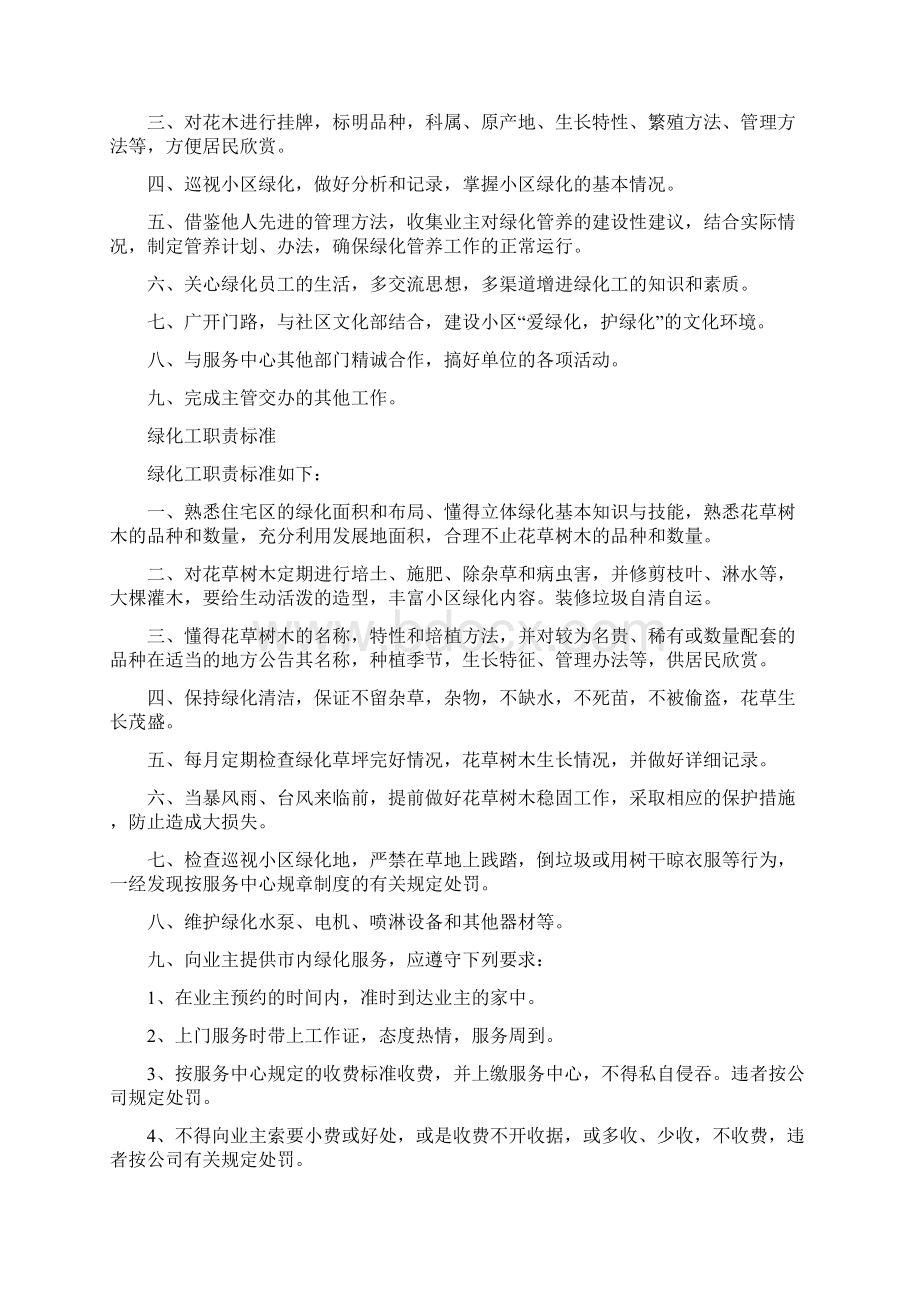 绿化管理制度和职责Word文档下载推荐.docx_第2页