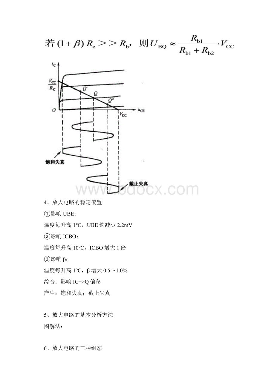 基本放大电路学习总结Word格式文档下载.docx_第3页