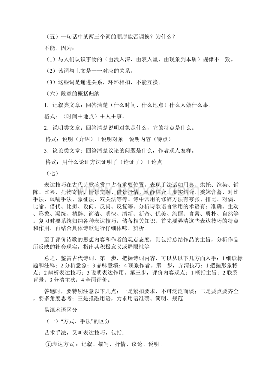 语文高考语文答题公式总结侧重解题技巧懒人速成版15页.docx_第2页