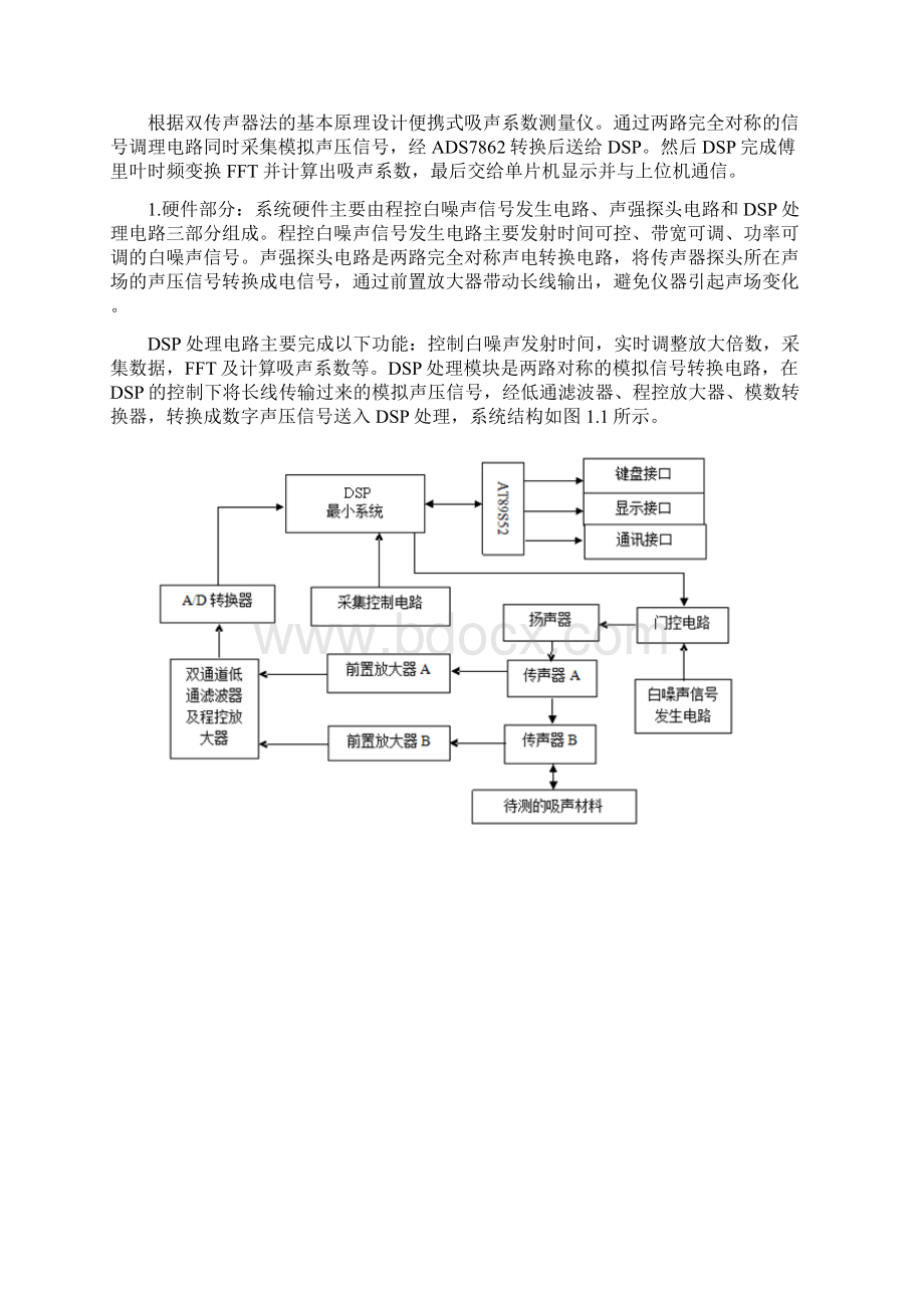 基于单片机的吸声系数测量装置的设计.docx_第2页