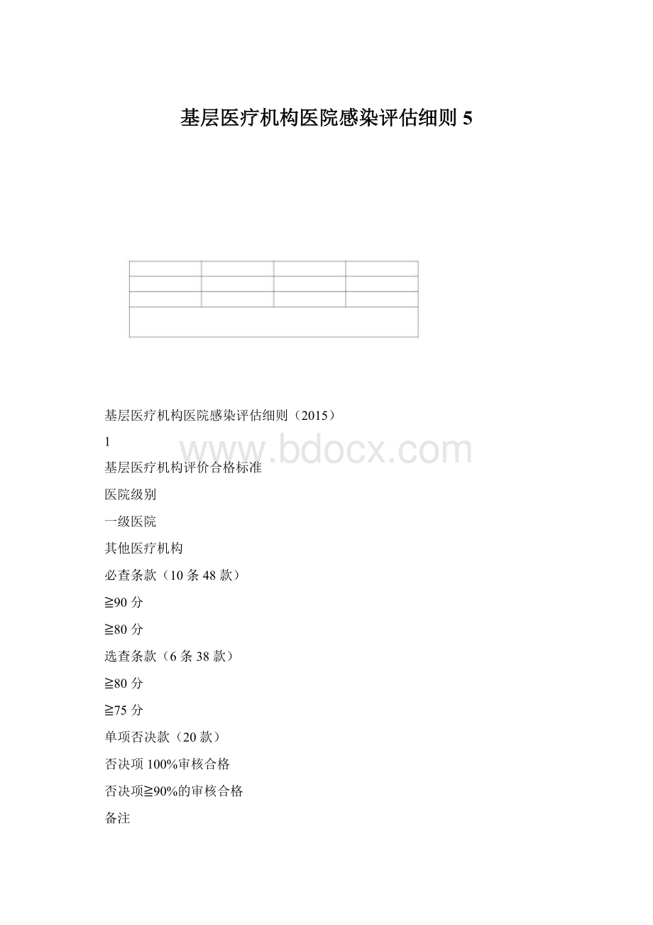 基层医疗机构医院感染评估细则5.docx_第1页