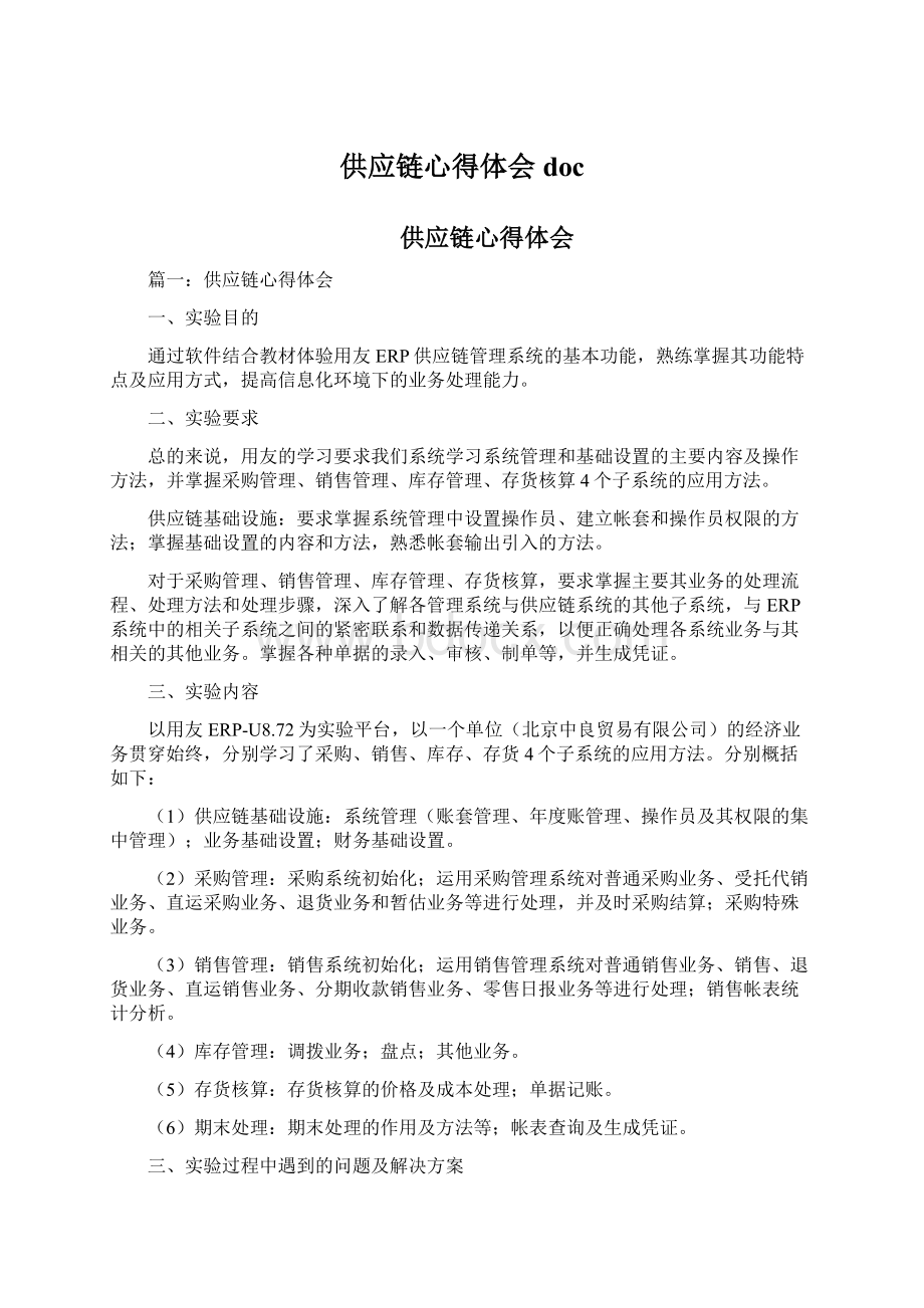 供应链心得体会docWord格式文档下载.docx_第1页