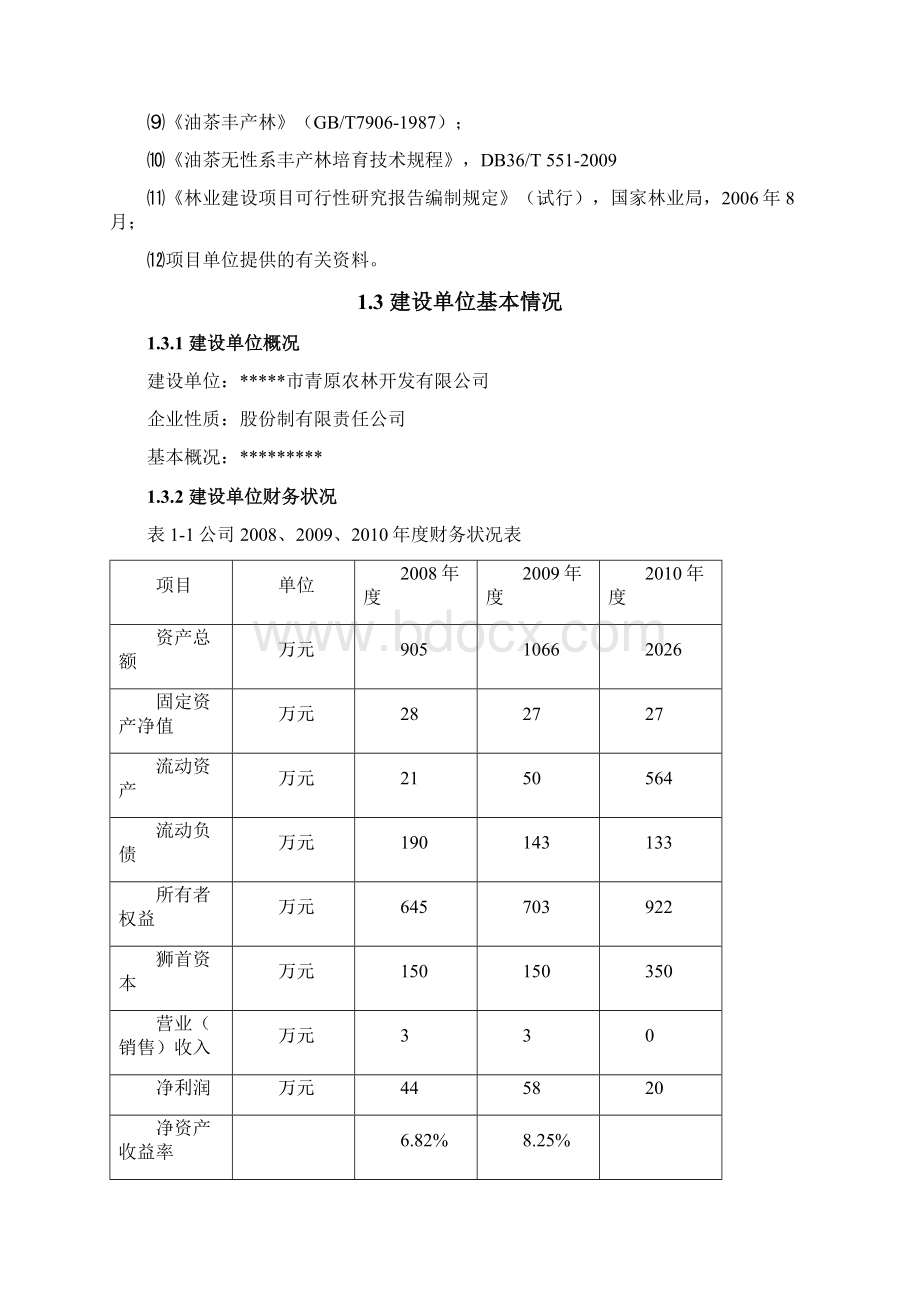 高产油茶示范林基地建设项目可行性研究报告Word文档下载推荐.docx_第3页