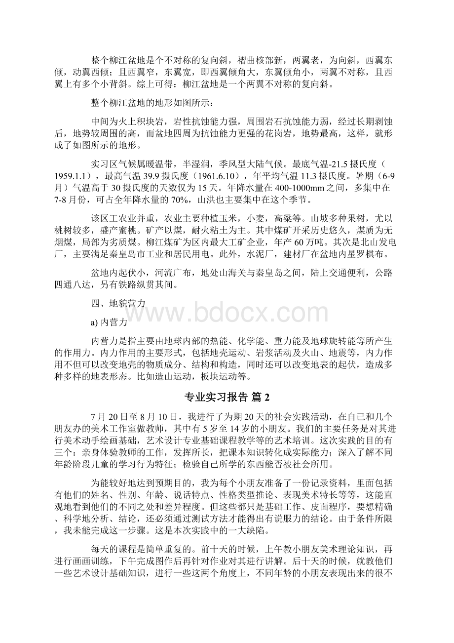 专业实习报告范文5篇.docx_第2页