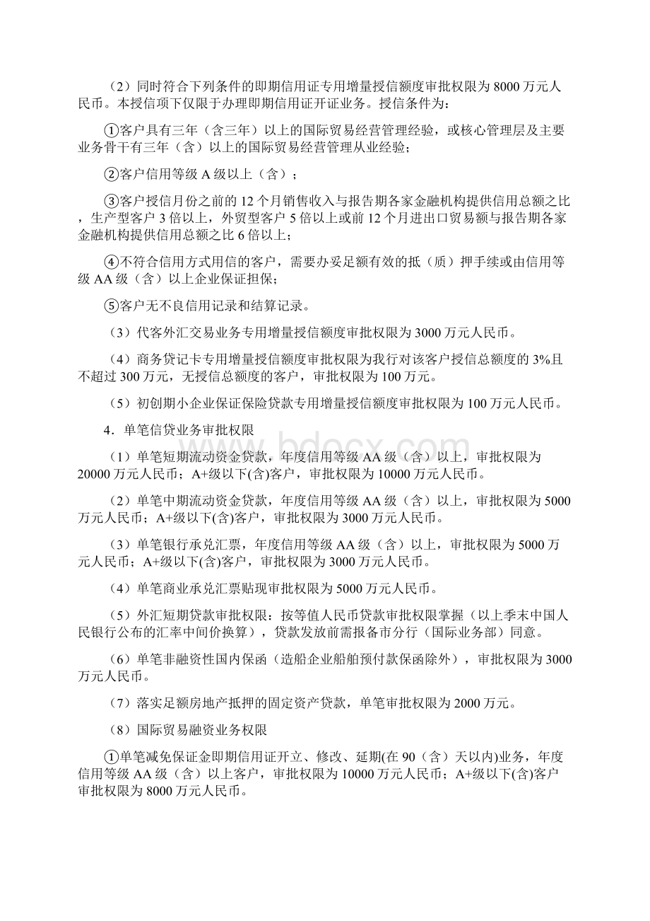 银行市分行年度转授权方案文档格式.docx_第3页