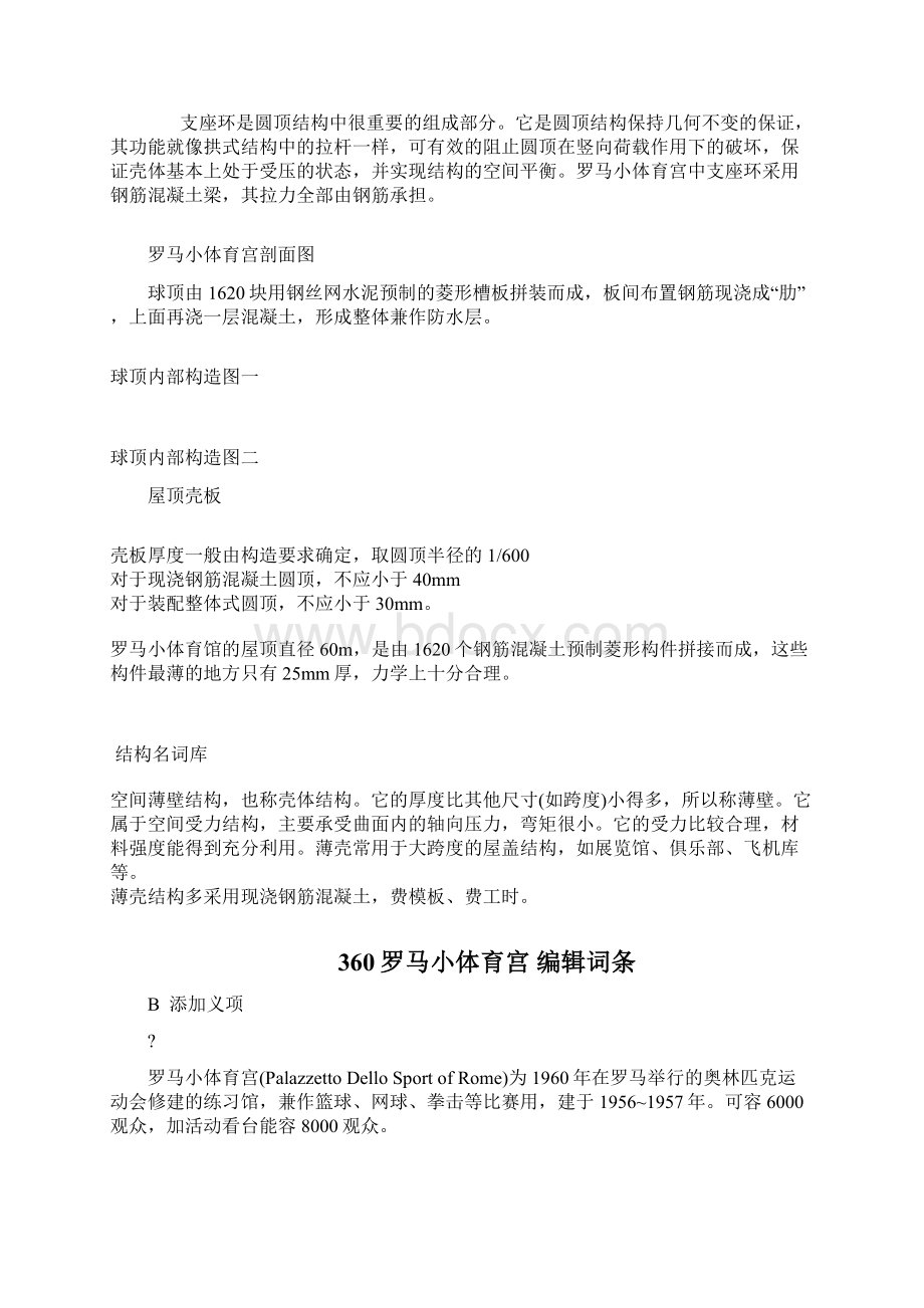 结构选型论文罗马小体育宫DOCWord文件下载.docx_第3页