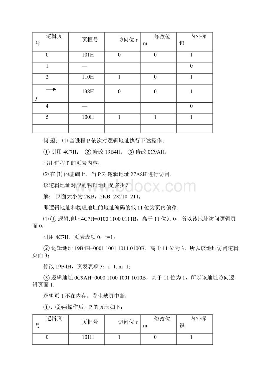 完整word版操作系统例题讲解Word文档格式.docx_第3页