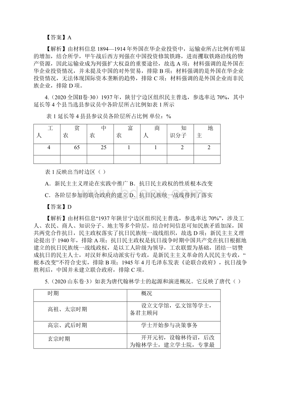 高考历史解题模板5图表类选择题解题模板.docx_第3页