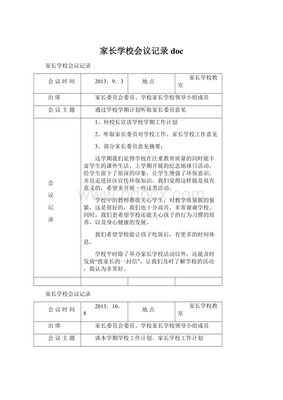 家长学校会议记录docWord格式文档下载.docx_第1页