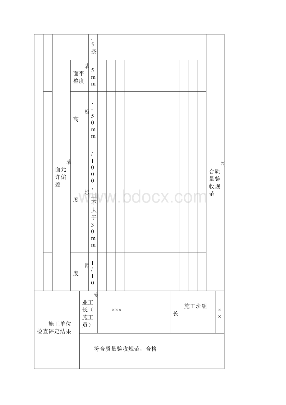 2地面工程检验批质量验收记录表.docx_第2页