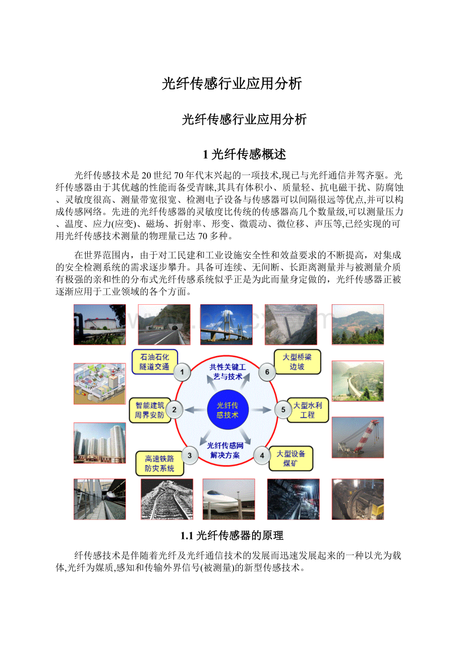 光纤传感行业应用分析.docx_第1页