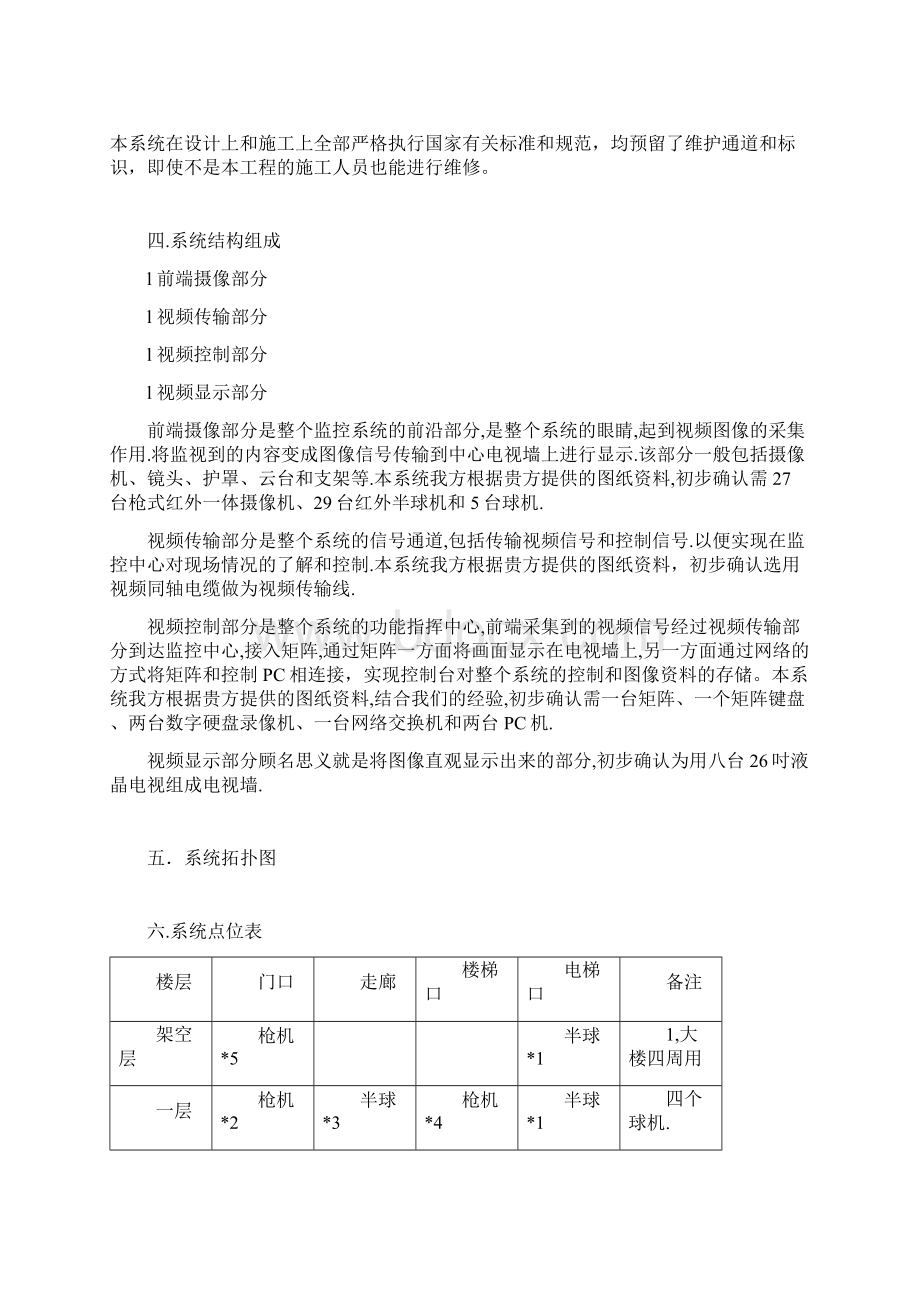 某办公大楼监控方案.docx_第3页